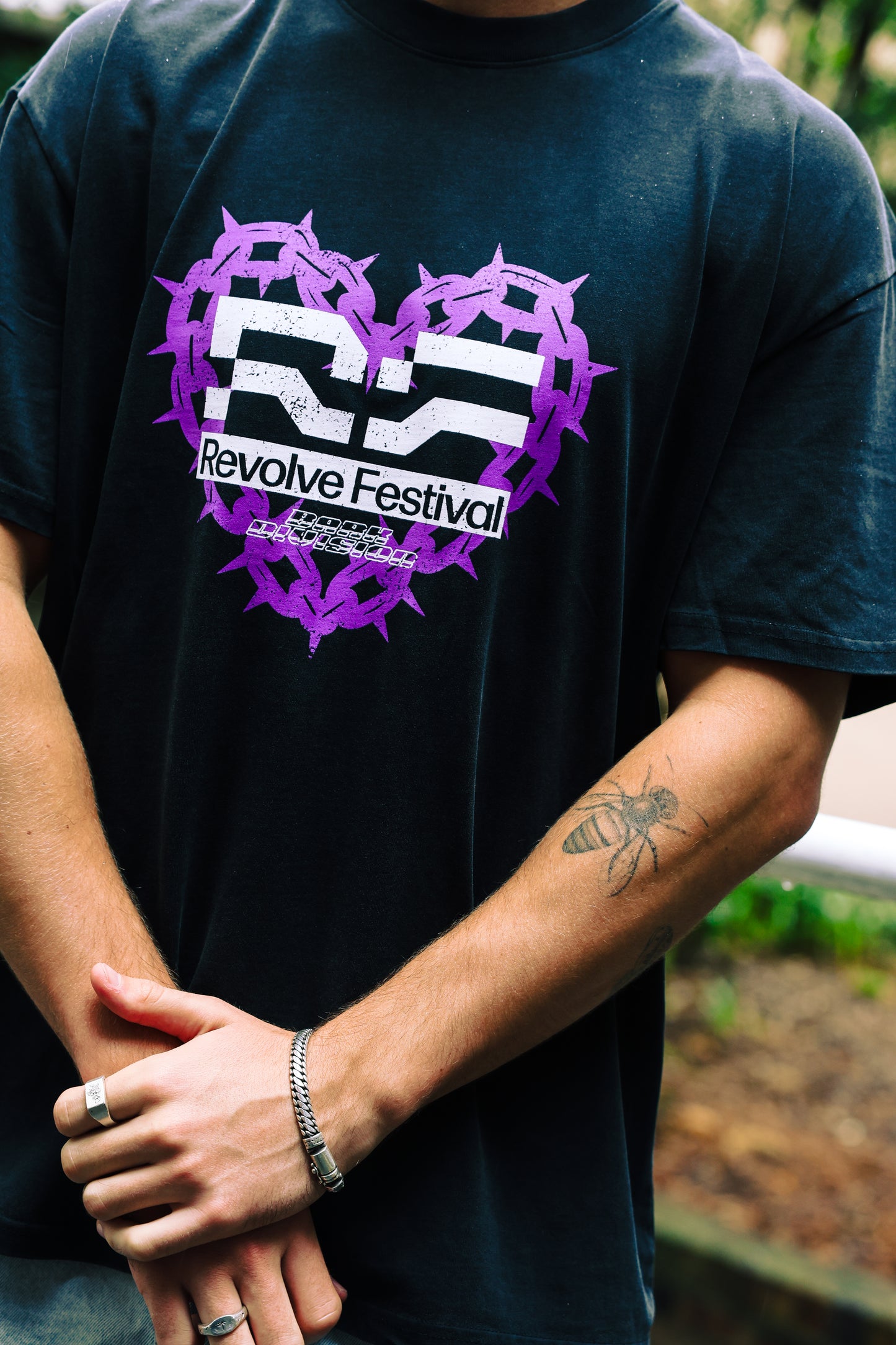 Revolve Line Up Heart T-Shirt