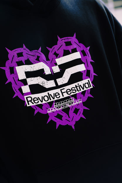 Revolve Line up Heart Hoodie