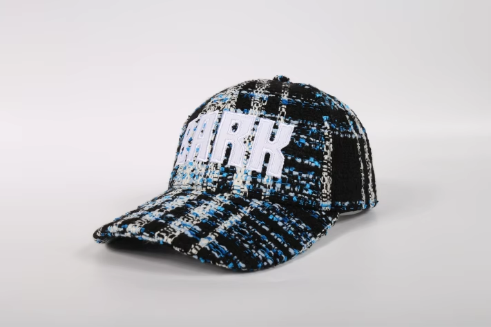 Blue Houndstooth Bark Cap