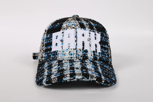 Blue Houndstooth Bark Cap