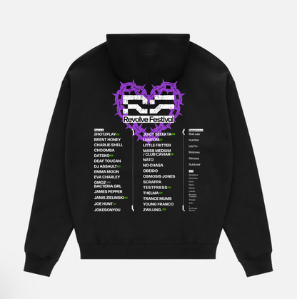 Revolve Line up Heart Hoodie