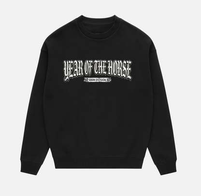 YEAR OF THE HORSE CREWNECK SWEATER