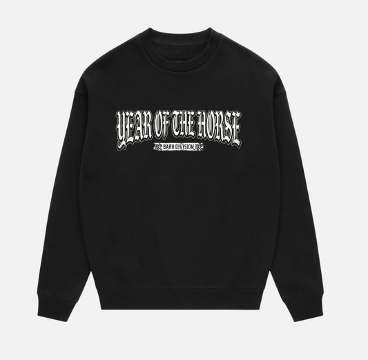 YEAR OF THE HORSE CREWNECK SWEATER